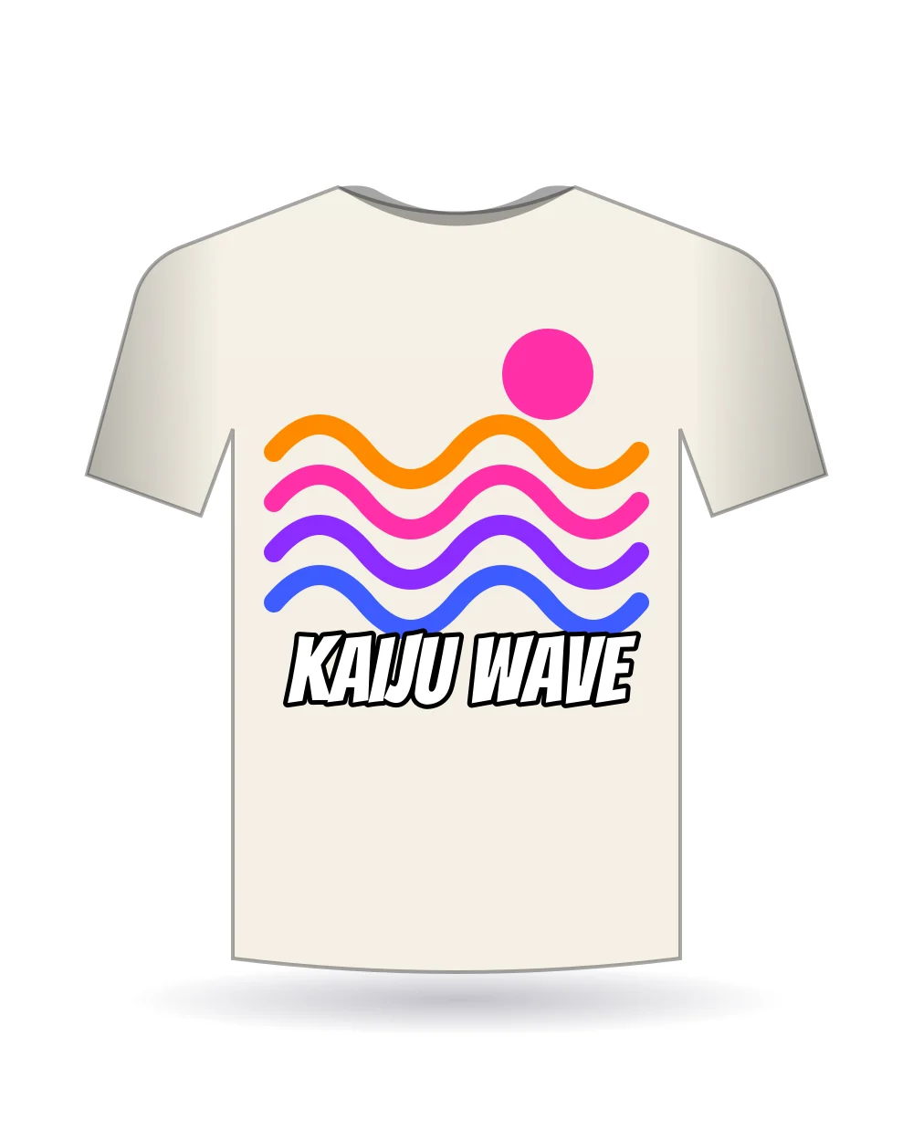 T-shirt Kaiju Wave