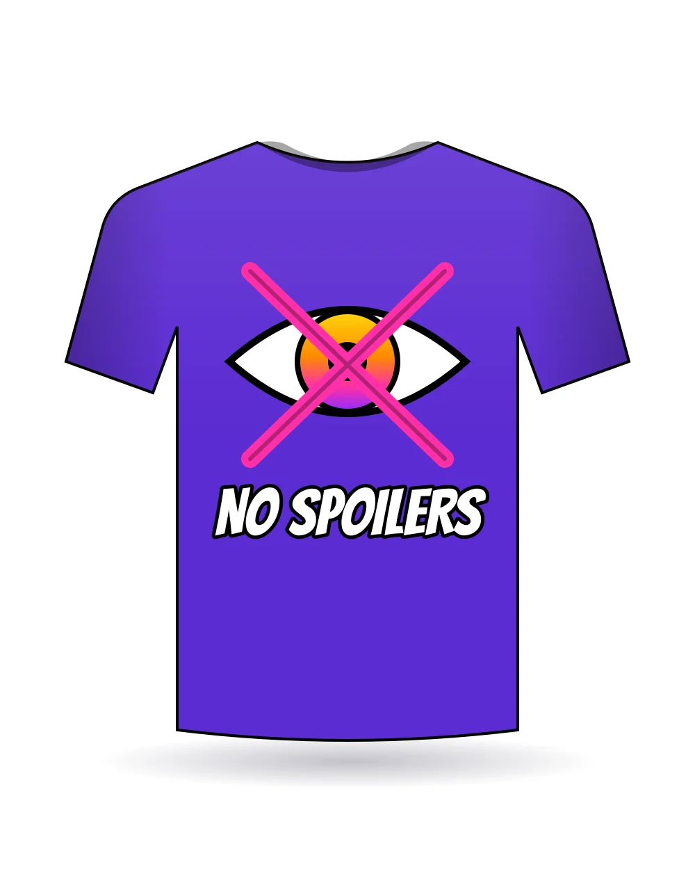 T-shirt No Spoilers